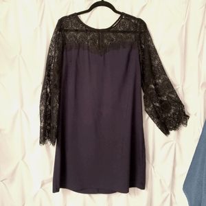 Black and navy Lacey dress